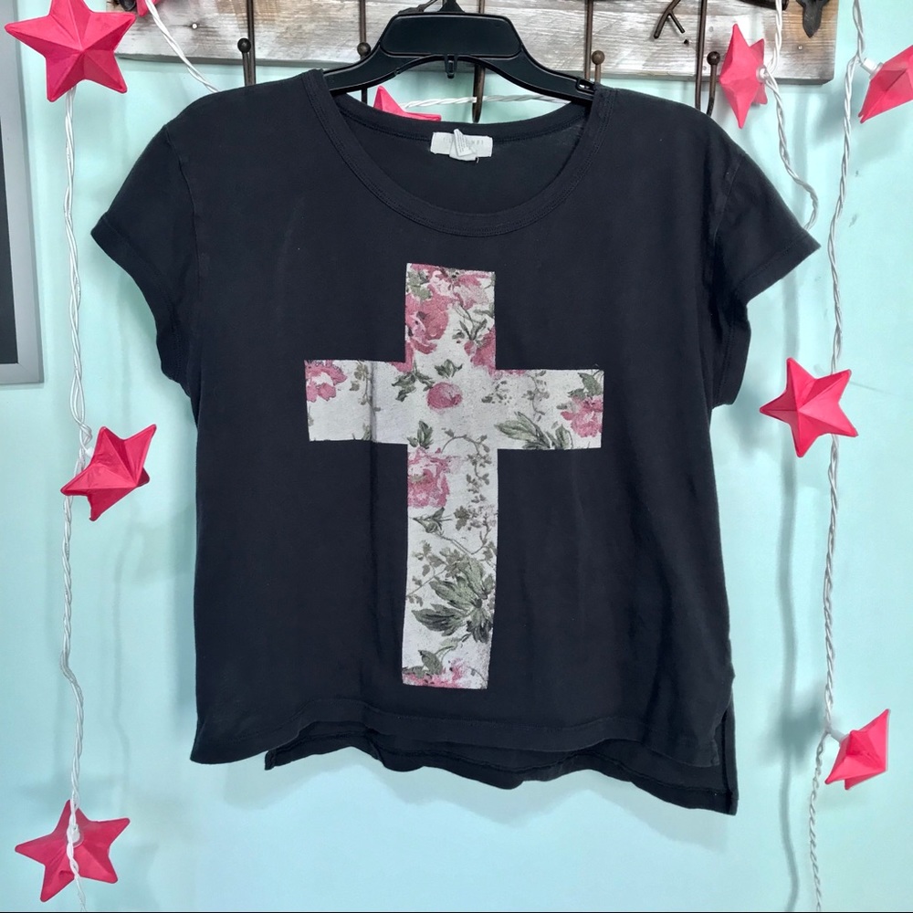 Flower Cross Tee